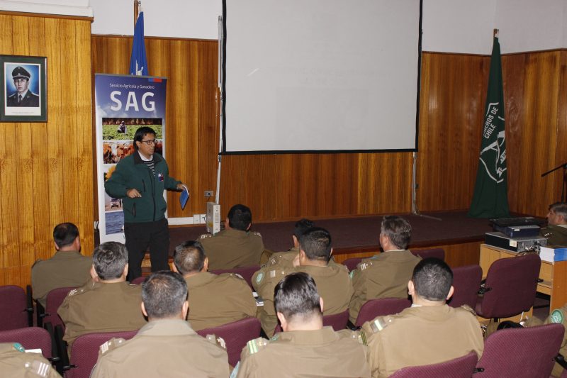 Carabineros se capacitan en fiscalización de quemas agrícolas, traslado de animales y ley de caza
