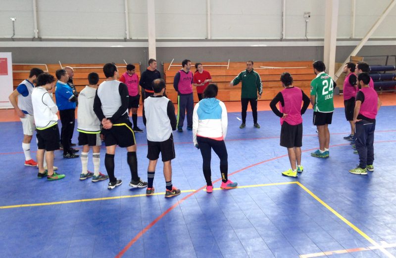 Machalinos se capacitaron para ser árbitros de Futsal