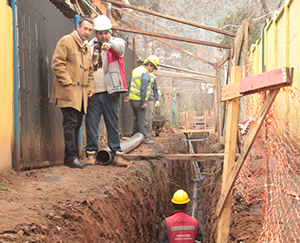 Obras de alcantarillado urbano presentan más de 60% de avance