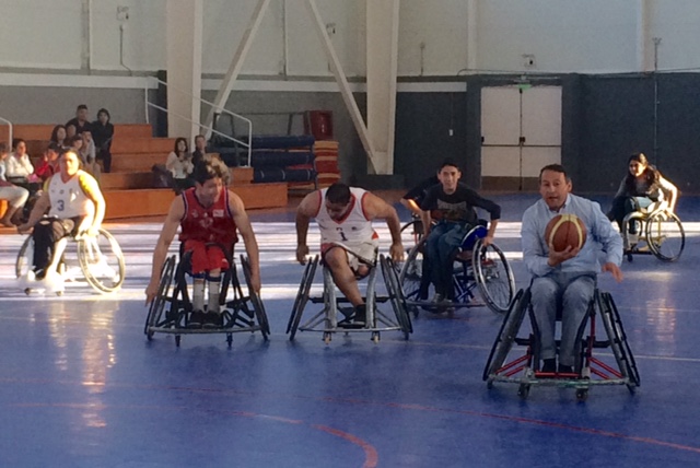 Selección chilena de “Básquetbol en Silla de Ruedas” maravilló a los machalinos