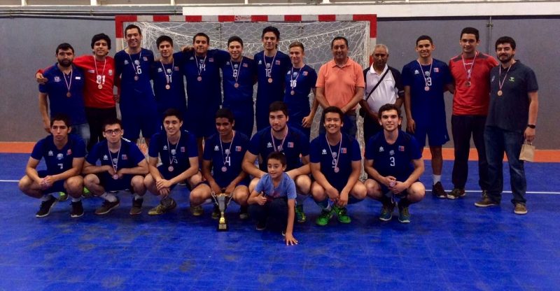 Machalí se subió al podio en el Campeonato Nacional de Handball