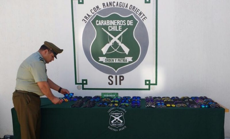 La SIP de Carabineros detiene a sujeto que vendía lentes falsos