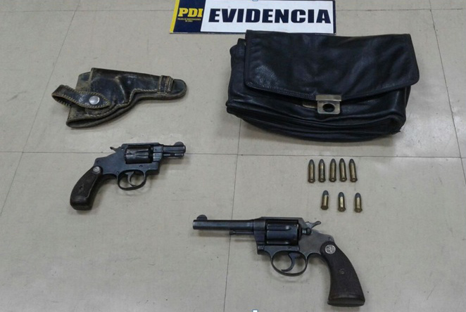 PDI incauta armas de fuego