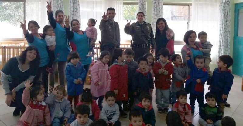 Carabineros de Coya visitan Jardín Infantil “Los Tricahuitos”