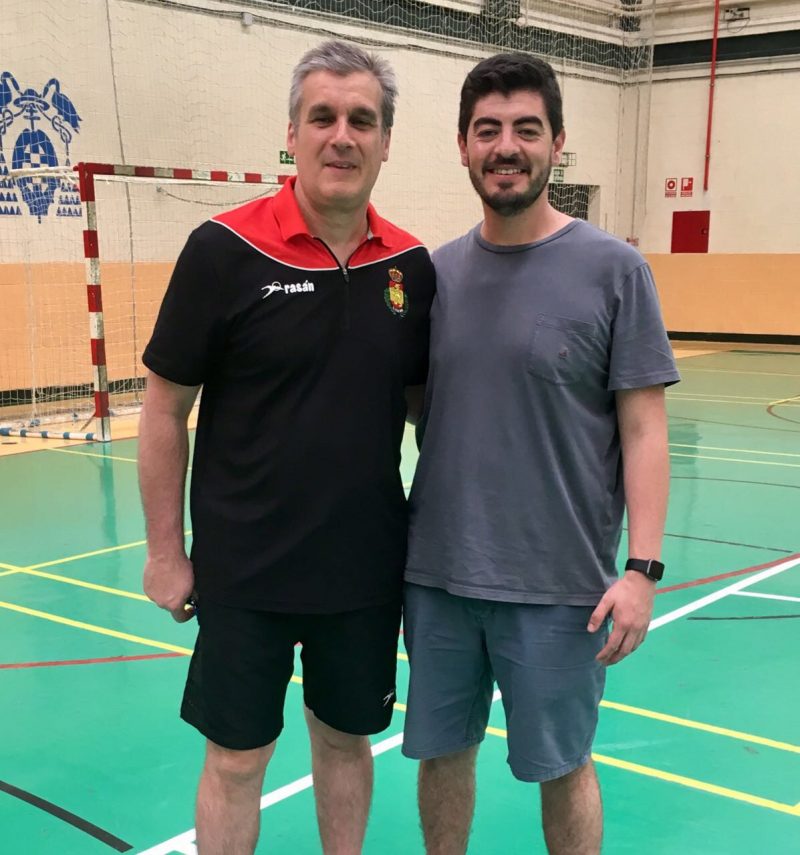 Instructor del Taller de Balonmano de Machalí cumple su segunta etapa de capacitación en España