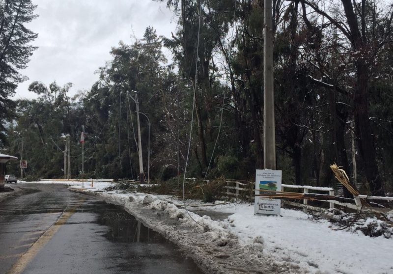 Coya sin energía eléctrica por corte del tendido eléctrico