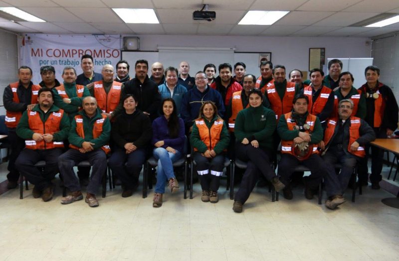 Fundidores de El Teniente cumplieron 5 años sin accidentes