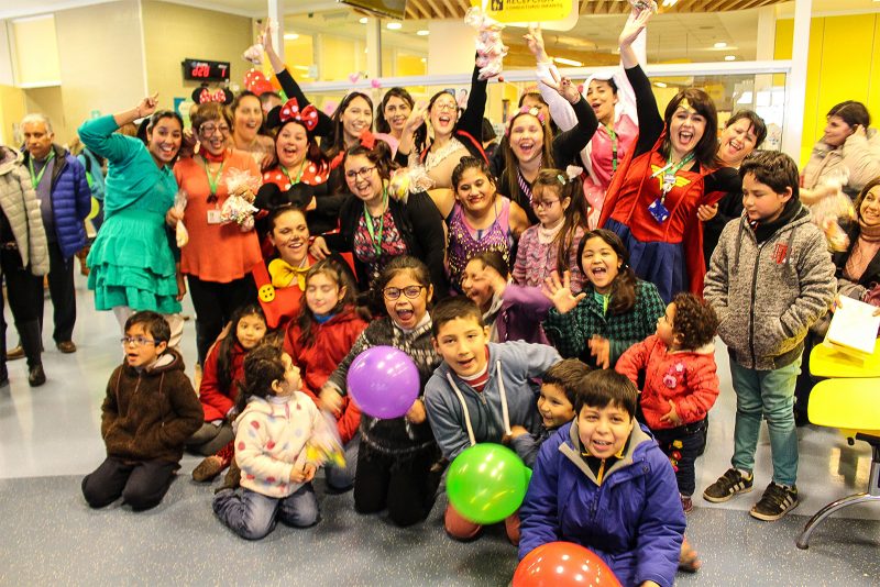 Funcionarios del Consultorio Infantil del Hospital Regional Rancagua celebraron el “Día del Niño”