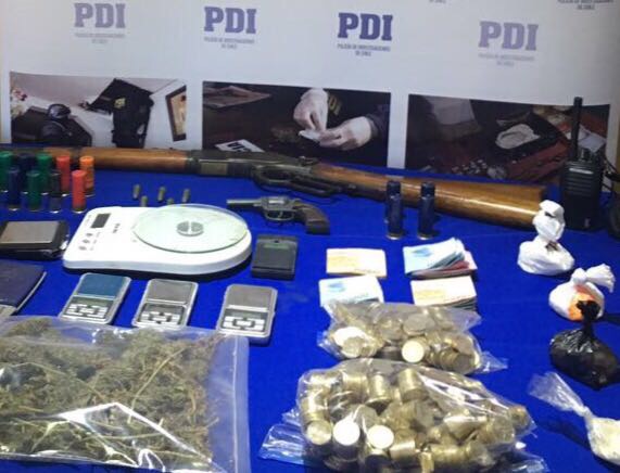 “Operación Pantano” deja seis detenidos por drogas y armas