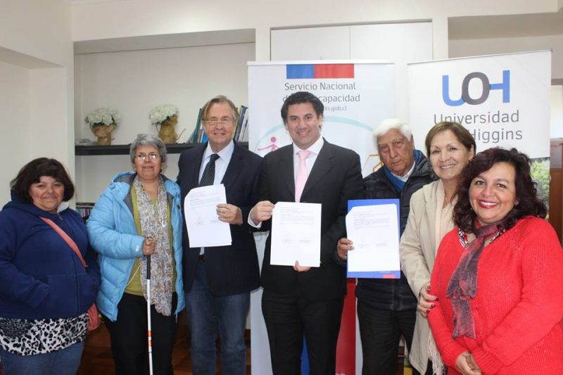 Universidad de O’Higgins firma convenio de colaboración con el Senadis