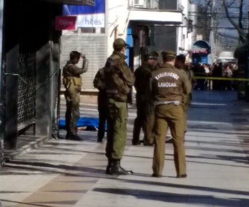 Un muerto en asalto a tienda del centro de Rancagua
