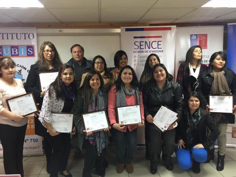 Machalinas son certificadas en Formulación y Planificación de Emprendimiento