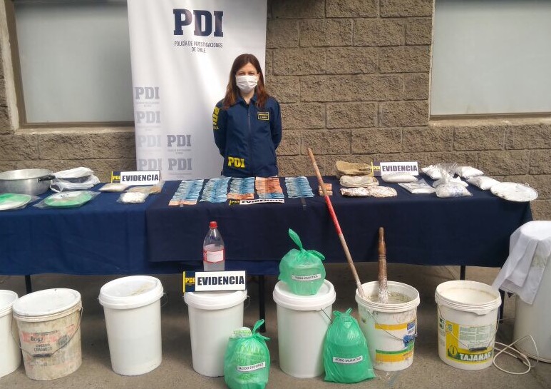 La PDI realiza la mayor incautación de cocaína base del año en la denominada “Operación Rozón”