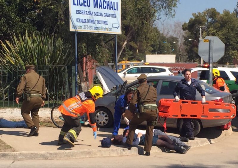 Con simulacro de fatal accidente vehicular refuerzan llamado a no conducir bajo los efectos del alcohol