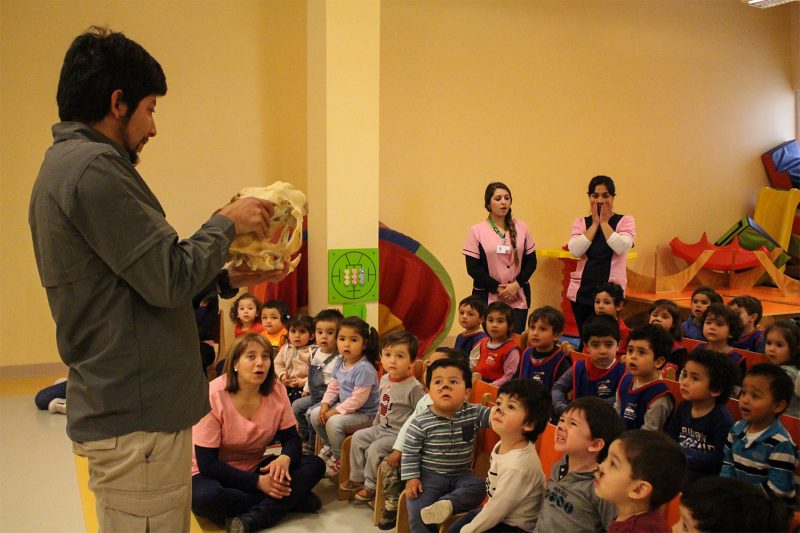 Niños del Jardín Infantil del Hospital Regional disfrutaron de muestra educativa del Parque Safari