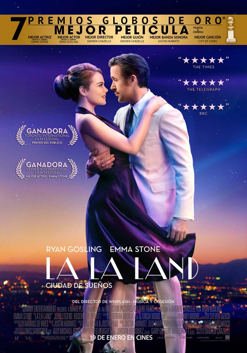 “La La Land” se presenta este viernes en el Ciclo de Cine Arte Rancagua