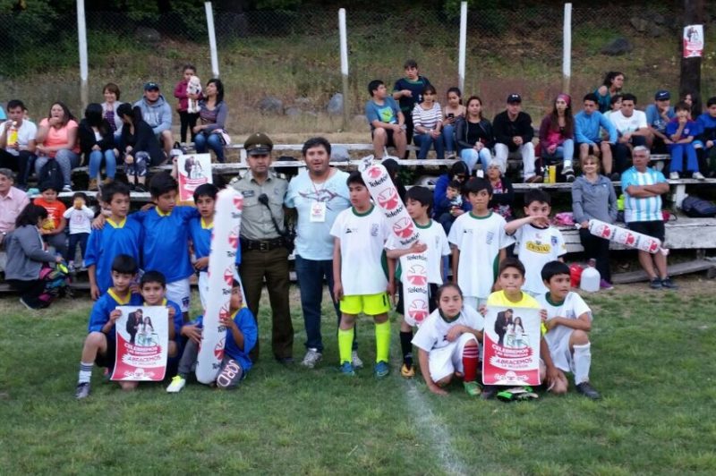 Niños de Coya apoyan la Teletón a través del deporte