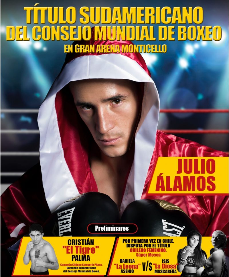 El Título Sudamericano de Boxeo se disputa en Sun Monticello