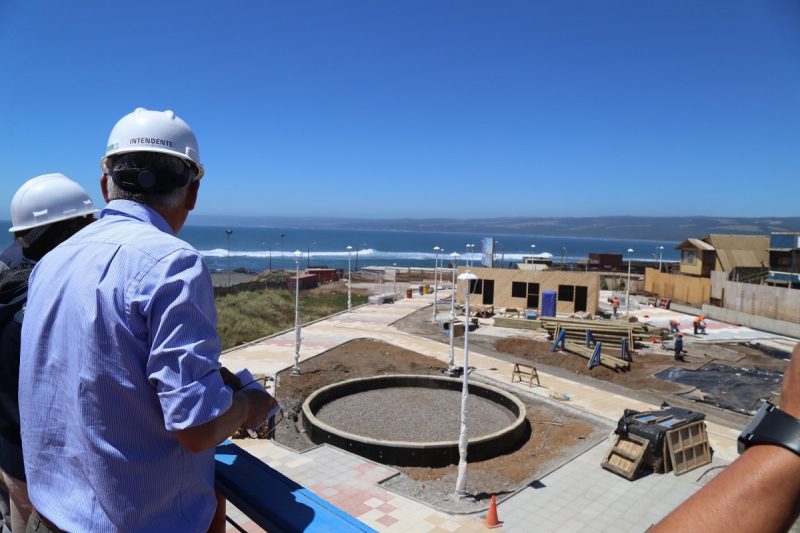 Con un 65% de avance cuentan las obras de mejoramiento del borde costero de Pichilemu