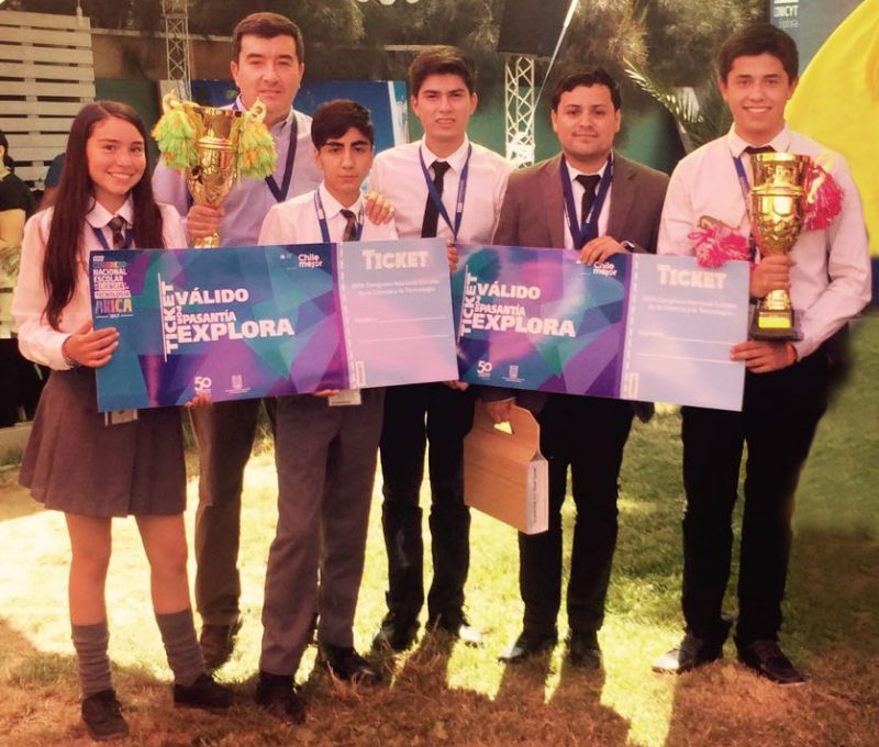 Estudiantes de O’Higgins ganan Primer Lugar de Congreso Nacional de Ciencias de Explora CONICYT