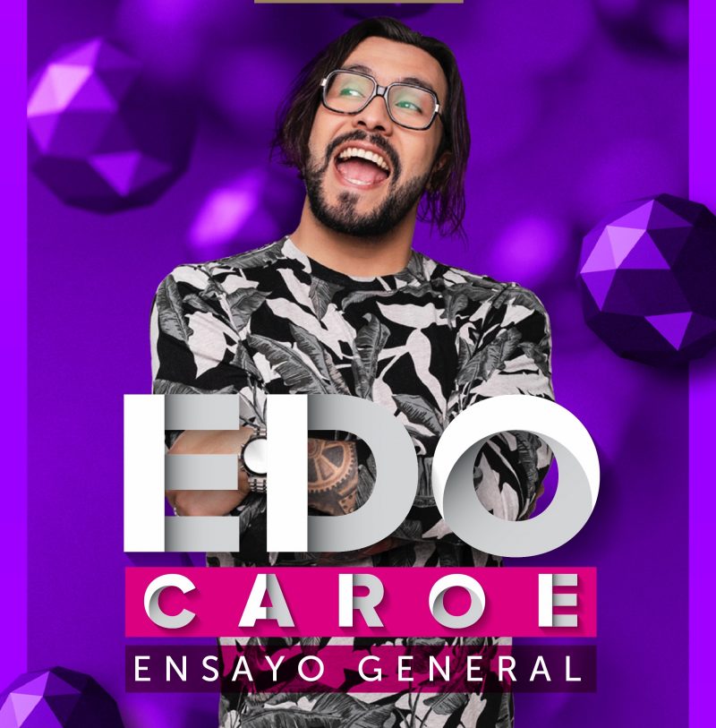 Edo Caroe expone su nuevo show: Ensayo General