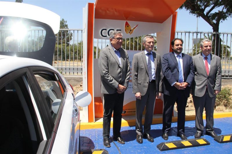 En Rancagua inauguran la primera electrolinera de la zona centro sur