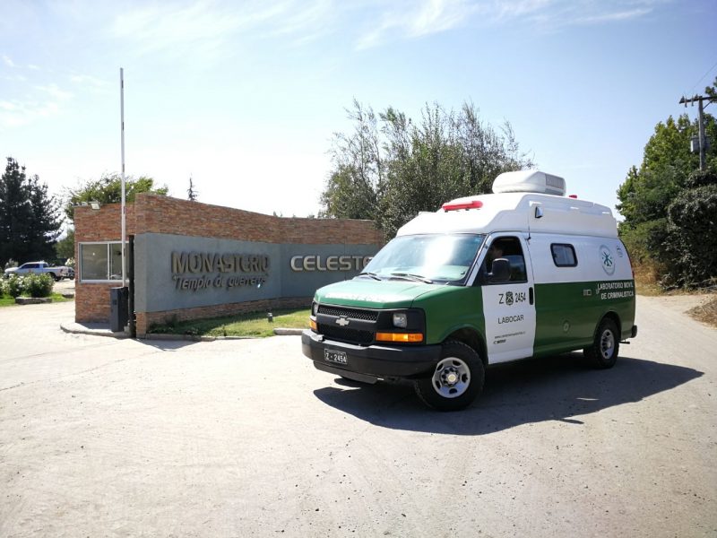 Labocar investiga robo que afectó a dependencias del Monasterio Celeste