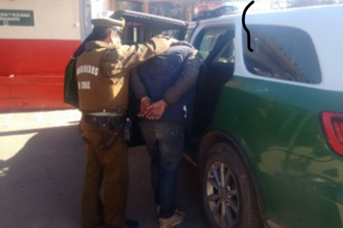 Hombre es detenido luego de ser sorprendido sustrayendo especies desde predio agrícola