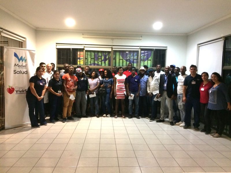 Salud Machalí realizó actividad educativa e inclusiva para haitianos residentes en Santa Teresa
