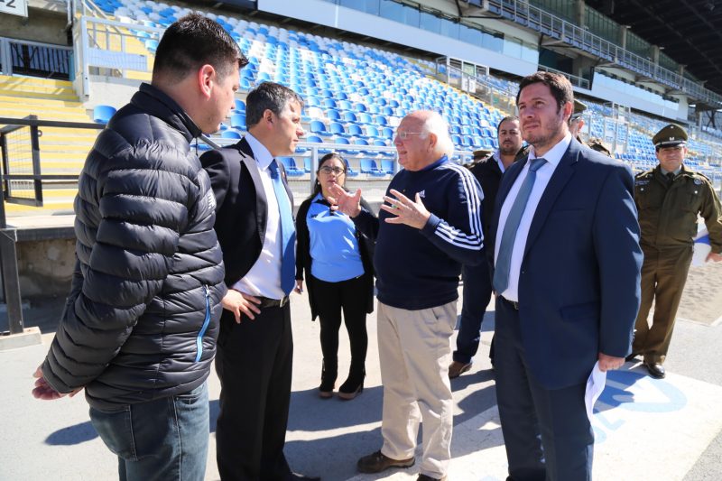 Intendente Juan Manuel Masferrer fiscalizó Estadio El Teniente para el partido O’Higgins v/s U. Católica