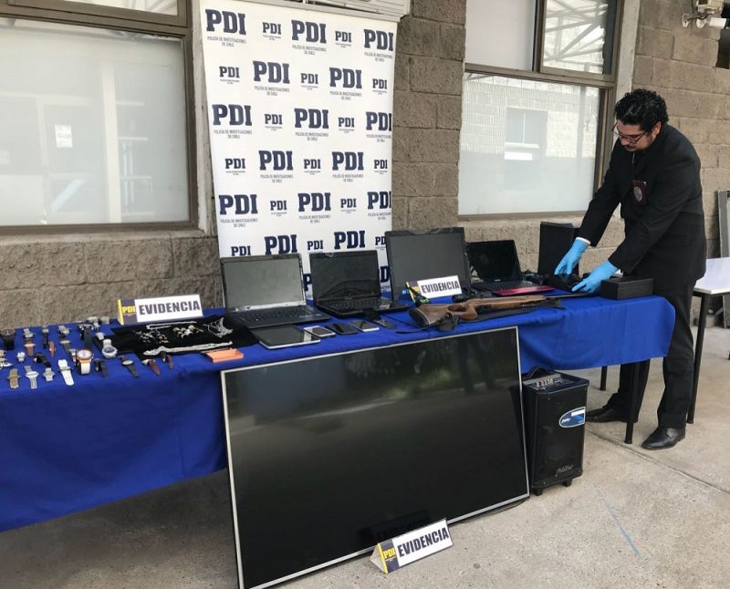 Cae banda delictual que robaba en viviendas de Machalí y Rancagua
