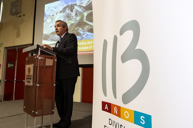 Codelco El Teniente generó excedentes por US$ 981 millones en 2017