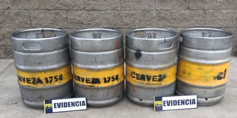 Intentaban vender barriles robados en la Fiesta de la Cerveza