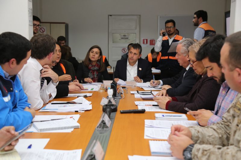 Onemi O’Higgins puso a prueba a integrantes del Comité Regional de Operaciones de Emergencia