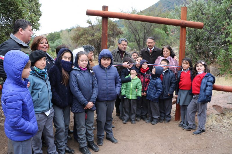 Niños de Chacayes fueron protagonistas en celebración de Conaf en el Día del Patrimonio