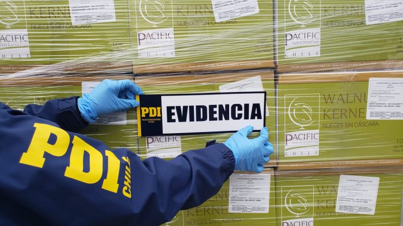 Realizan el mayor decomiso de frutos secos a nivel regional