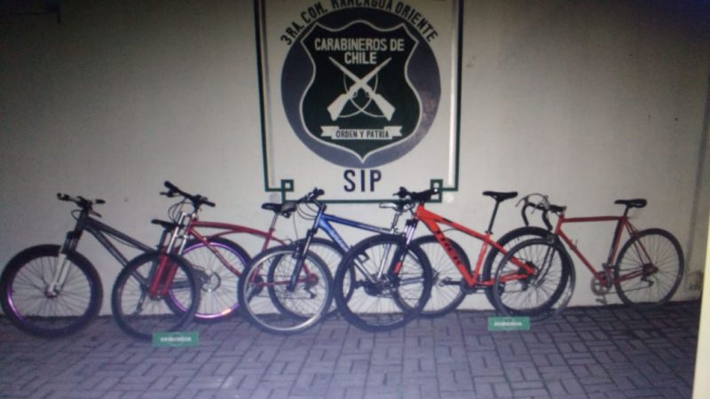 SIP de la Tercera Comisaría recupera bicicletas de alto valor