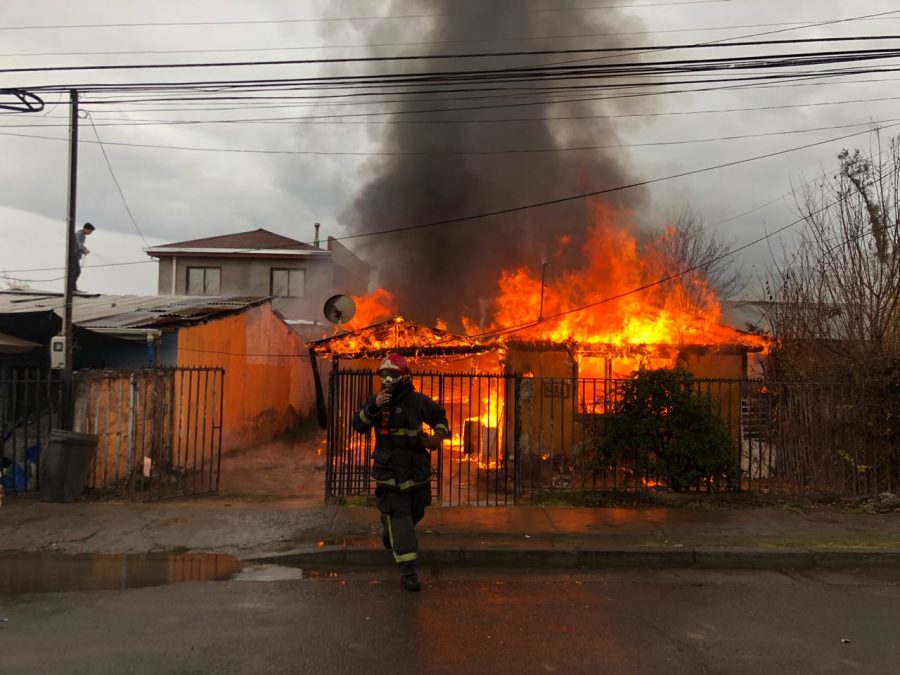 Abuelito no logró escapar de las llamas y muere en un incendio en Santa Teresa