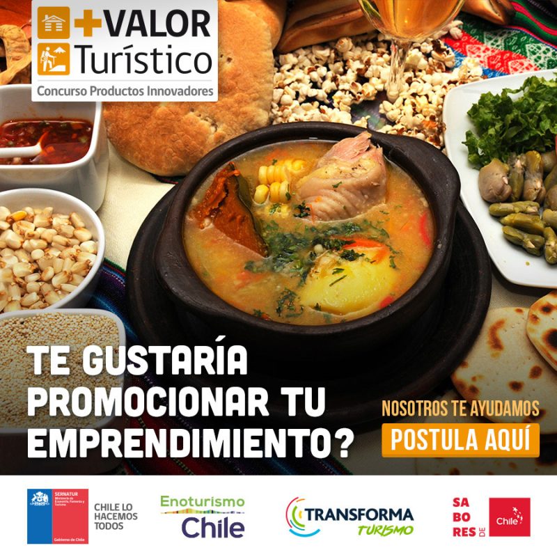 Últimos días para postular al concurso Más Valor Turístico de Sernatur