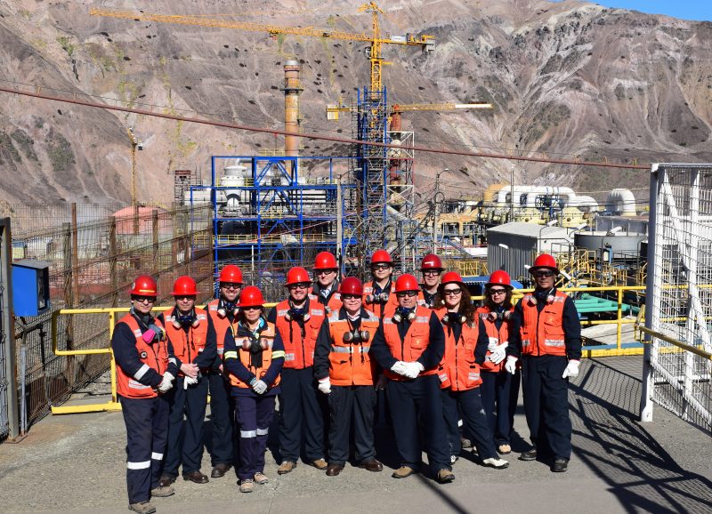 Autoridades conocieron en terreno los avances para el cumplimiento de la Norma de Emisión en la  Fundición  Caletones