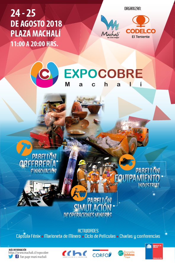 Este fin de semana se realizará la primera versión de la ExpoCobre Machalí 2018
