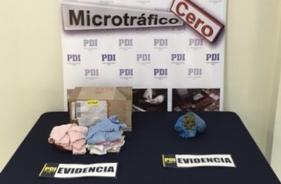 Pretendía enviar encomienda con droga entre ropas de bebé