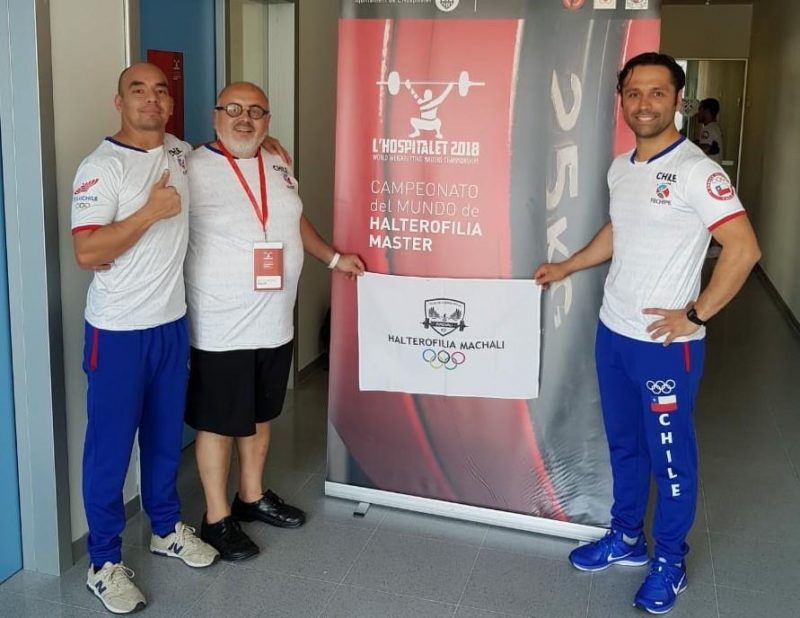 Pesistas machalinas en el top ten mundial