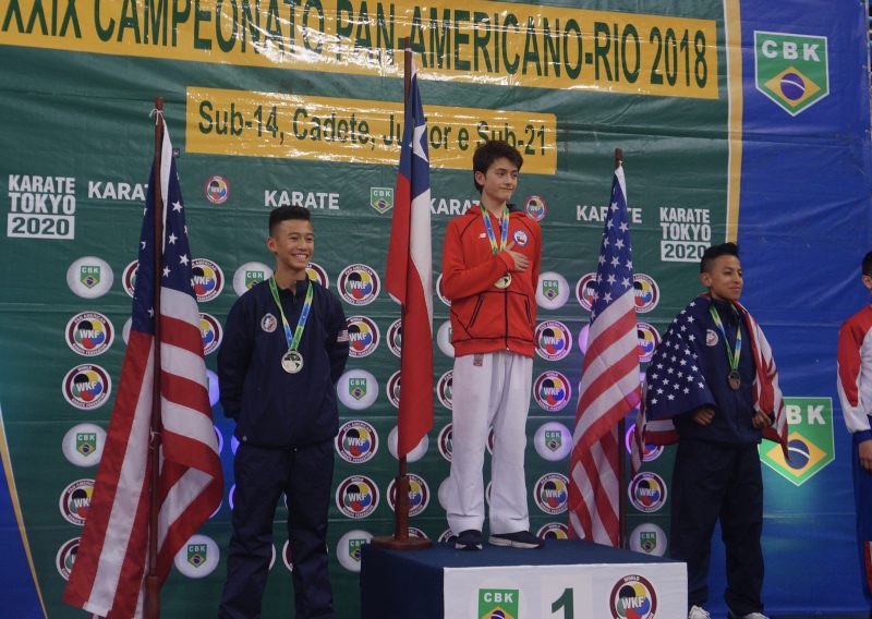 Joven machalino obtiene medalla de oro en Panamericano de Karate