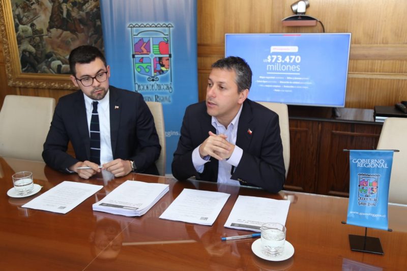 O’Higgins: Presupuesto regional aumenta 3,7% y llega a $65.000 millones para 2019