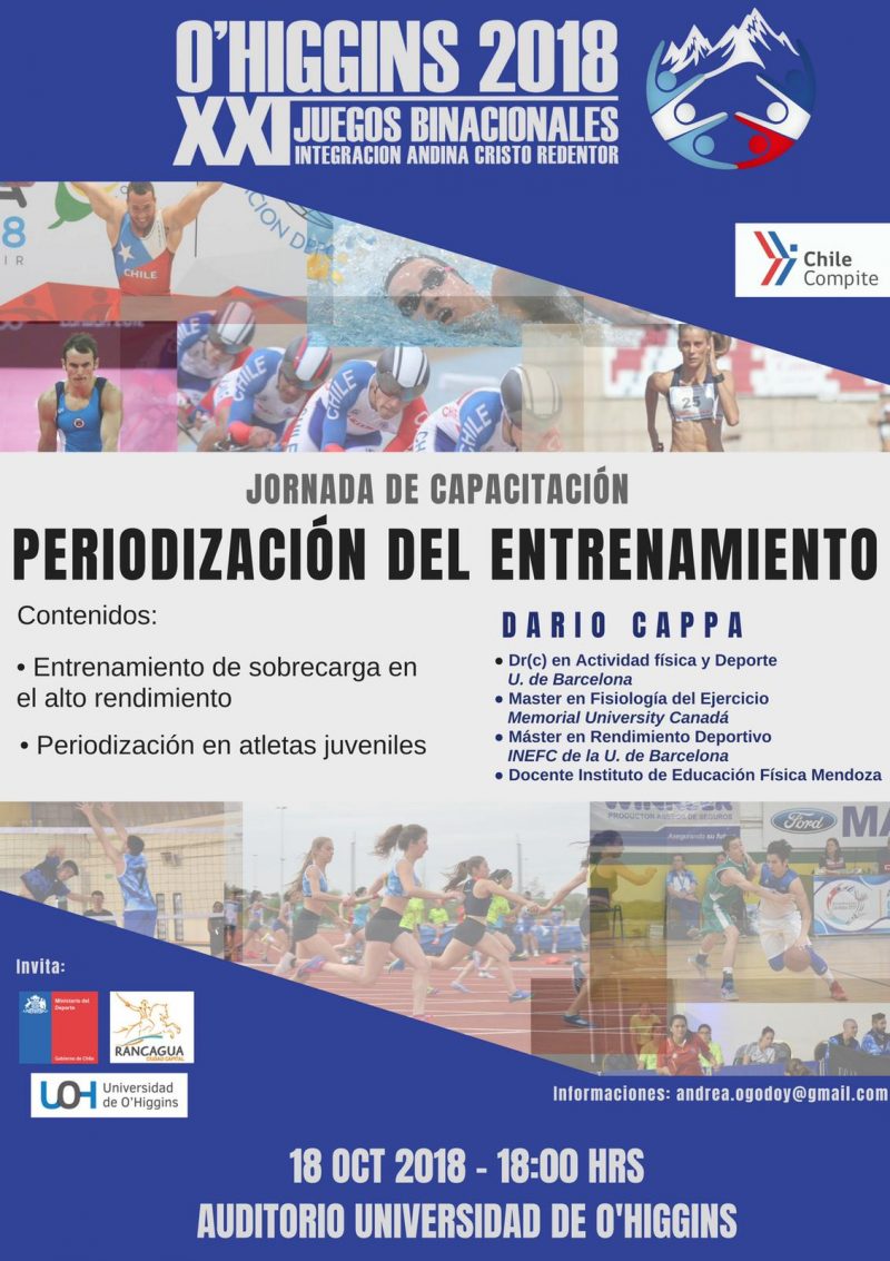 Realizarán capacitaciones para deportistas de alto rendimiento