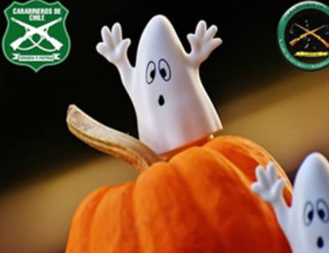 Carabineros entrega recomendaciones de cara a una nueva celebración de halloween