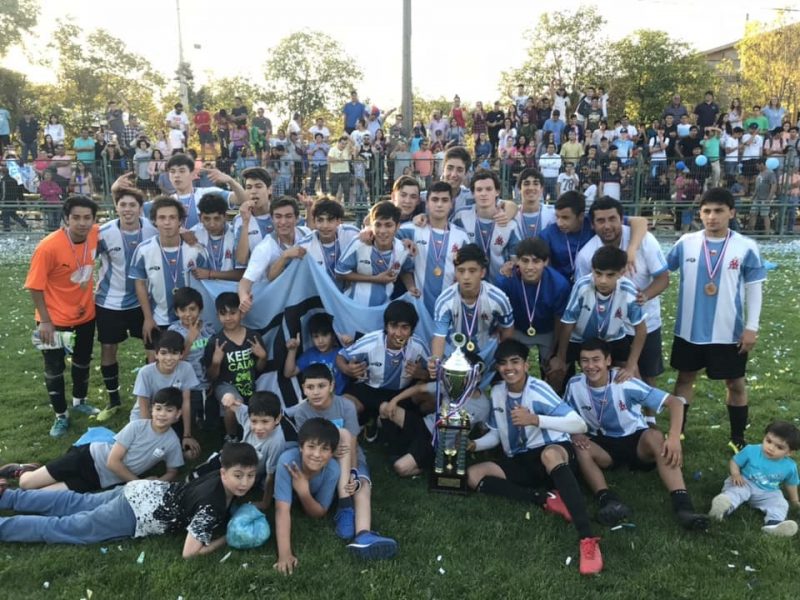 Machalí se titula campeón de fútbol en categoría sub-17