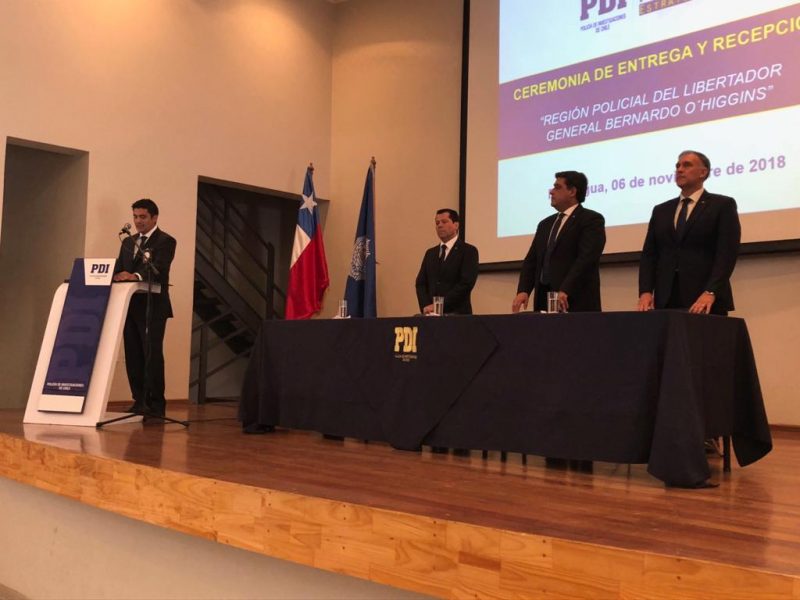 Asume nuevo jefe regional de la Policía de Investigaciones