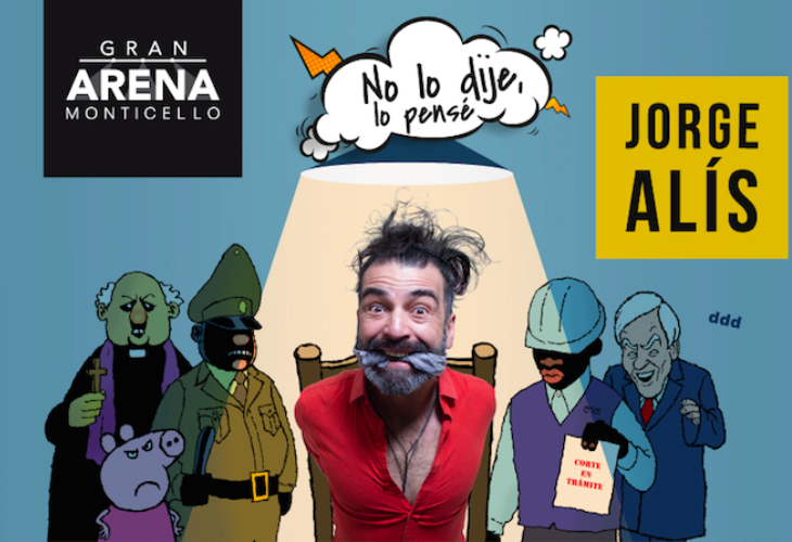 Jorge Alís llega a Sun Monticello con su show “No lo dije, lo pensé”